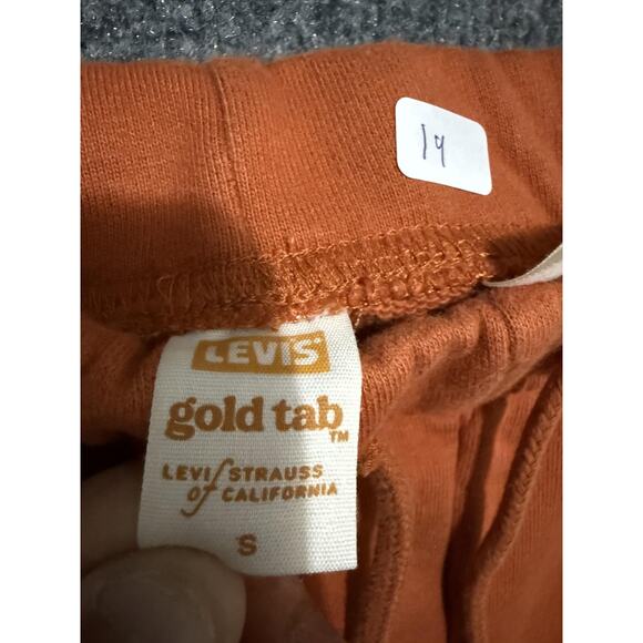 Levi's Pants Mens Small Orange Gold Tab Sweatpants Big Sur Monterey County - Picture 7 of 8